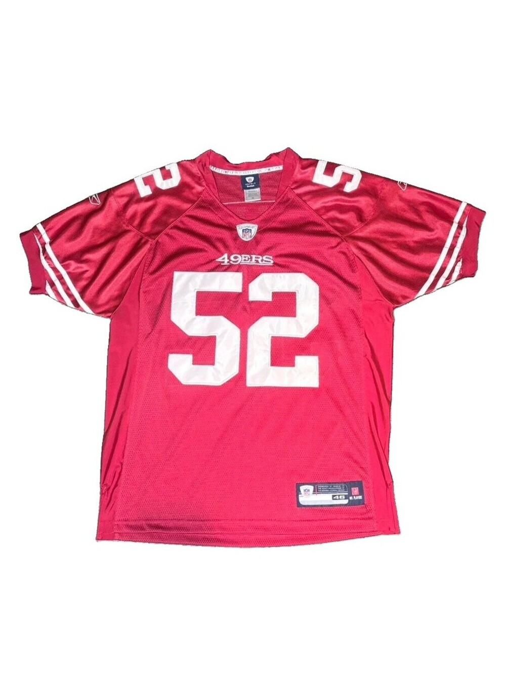 VTG Reebok Authentic NFL Jersey 46 Patrick Willis San Francisco 49ers #52 Stitch